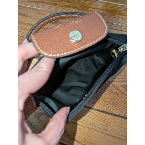 New Wo Tags LE PLIAGE ORIGINAL POUCH WITH HANDLE Black Xs Bag QuietLuxury Preppy - Picture 5 of 8